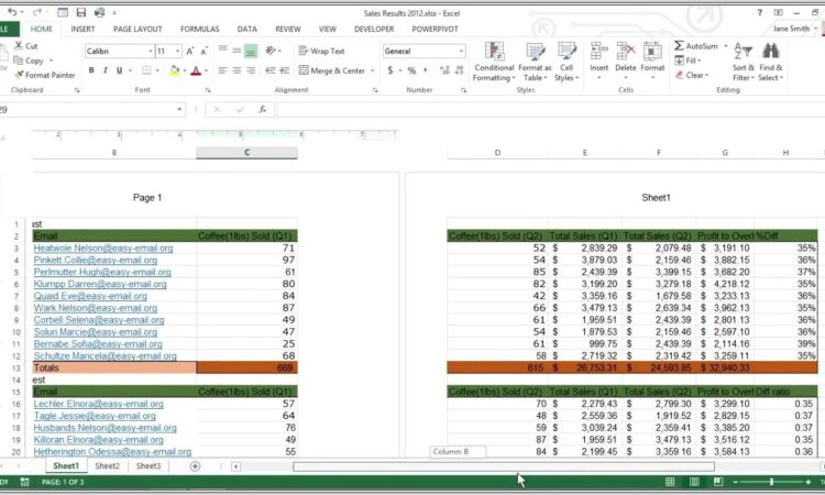 Copy Excel Worksheet Including Header To Word