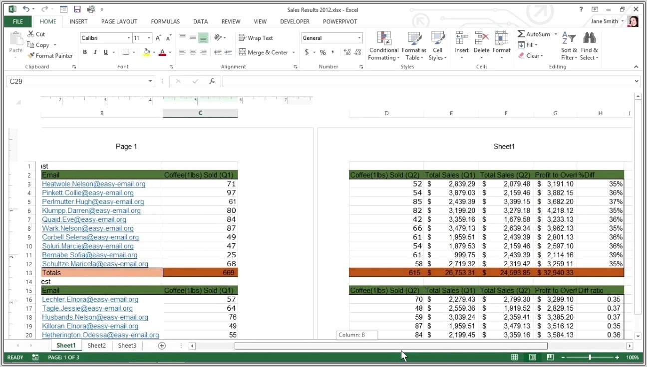 Copy Excel Worksheet Including Header To Word