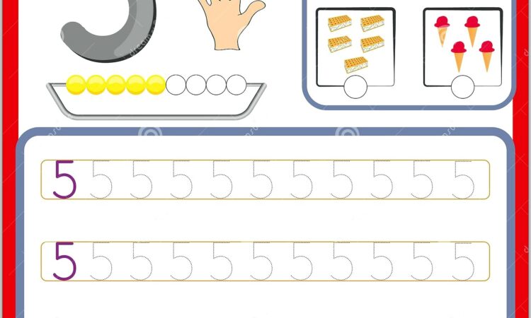 Counting And Writing Numbers Worksheet