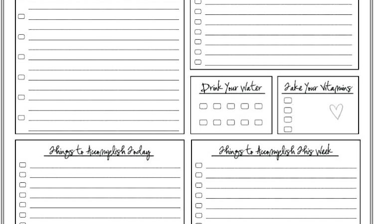 Covey Time Management Worksheet