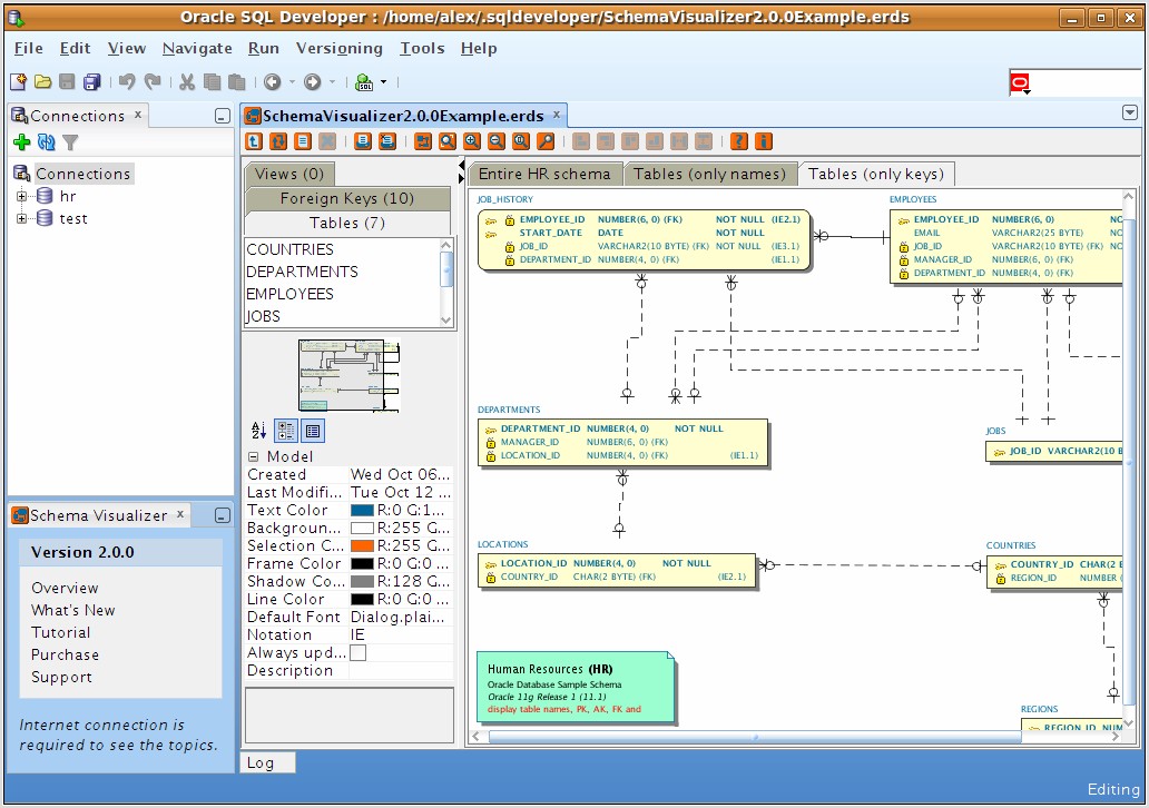 Create Erd Diagram Oracle Sql Developer