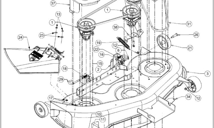 Cub Cadet Deck Diagram