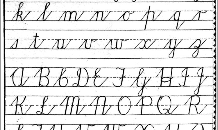 Cursive Handwriting Practice Worksheet Maker