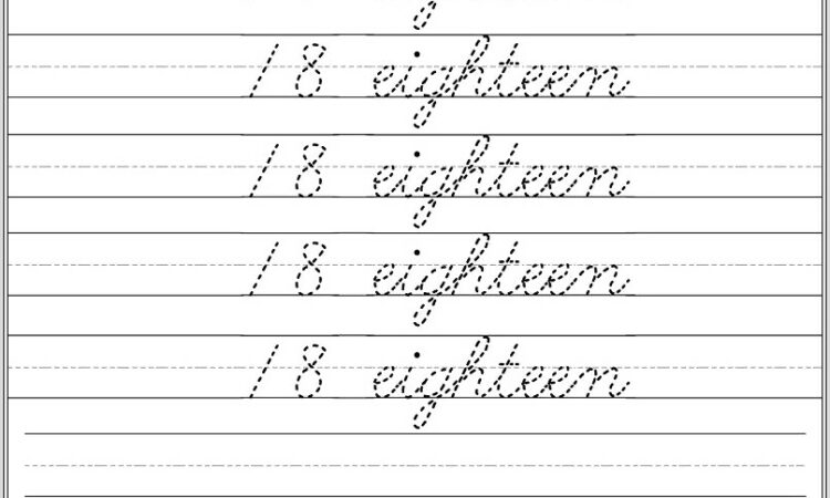 Cursive Handwriting Worksheets Ks2 Free