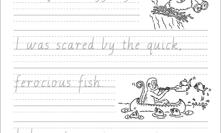 Cursive Handwriting Worksheets Year 3