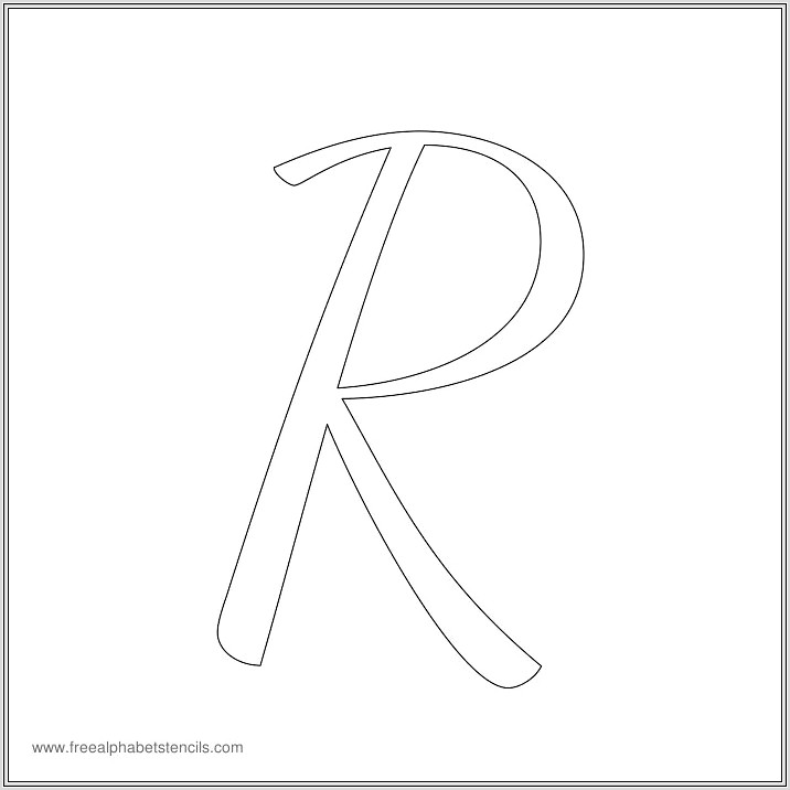 Cursive Letter R Worksheet