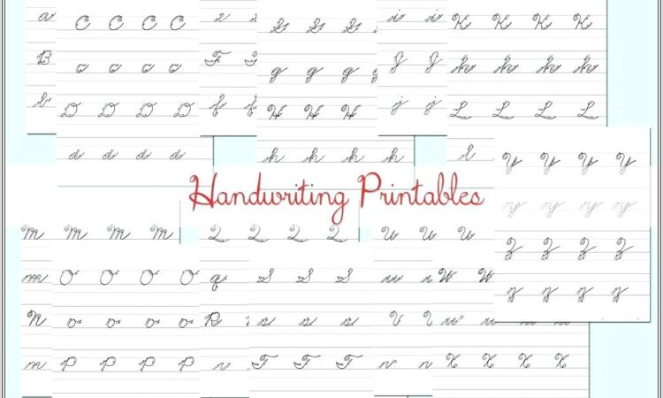 Cursive Writing Lessons Pdf