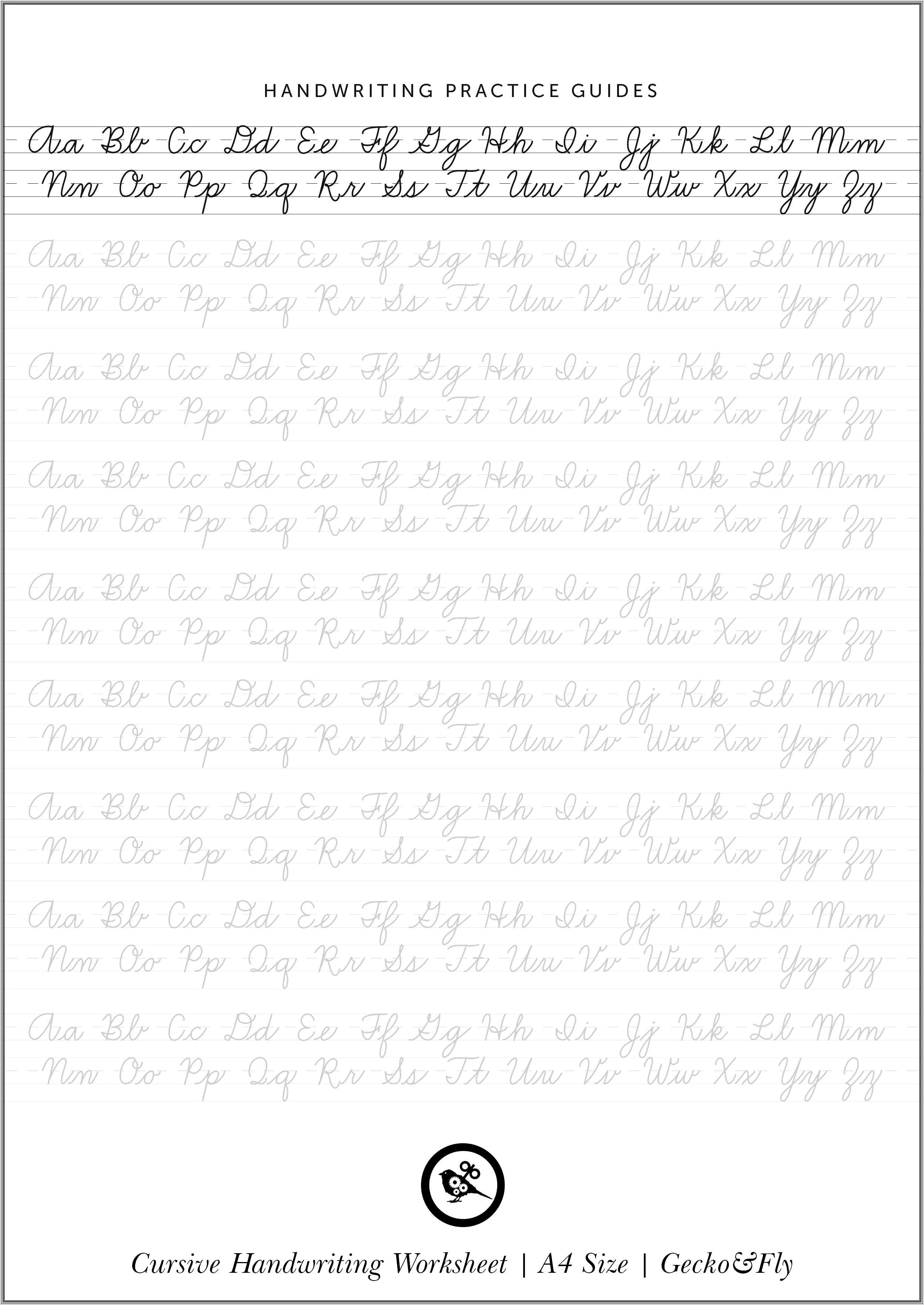 Cursive Writing Worksheets Days Of The Week