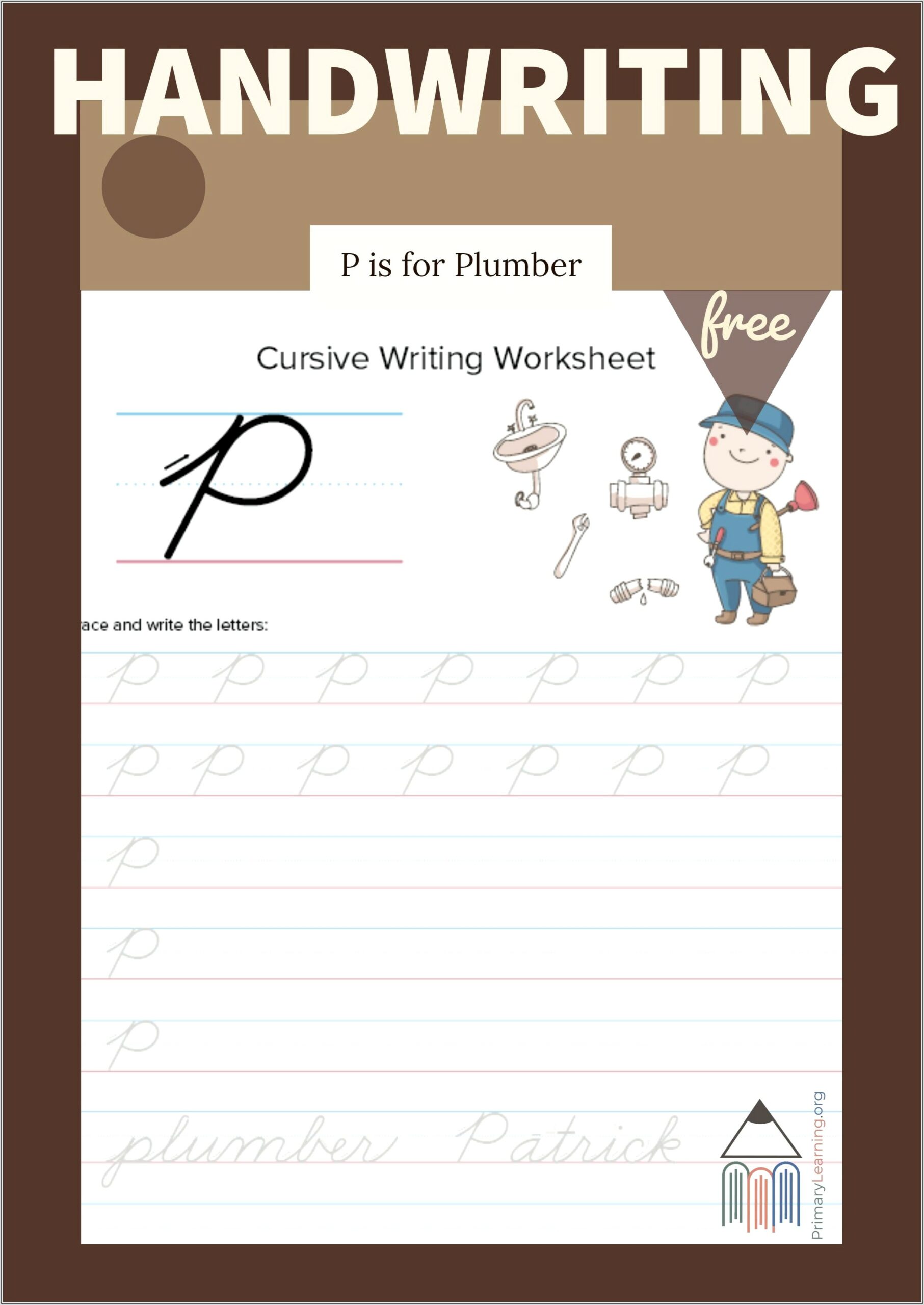 Cursive Writing Worksheets Kindergarten
