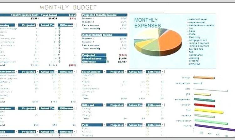 Daily Home Budget Worksheet For Excel Download