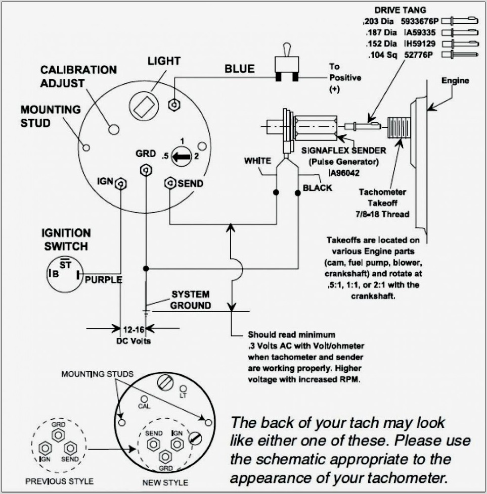 Datcon Tachometer Wiring Diagram