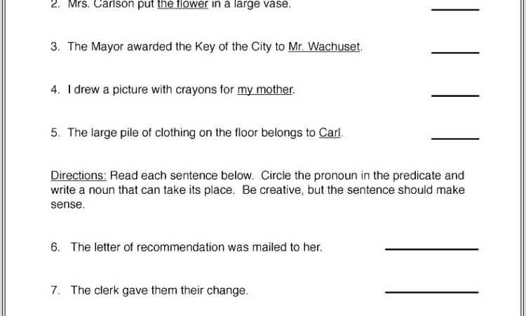 Demonstrative Pronouns Exercises For Grade 2