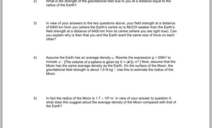 Density Description And Worksheet 10 11