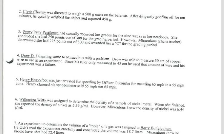 Density Worksheet Answer Key Chemistry