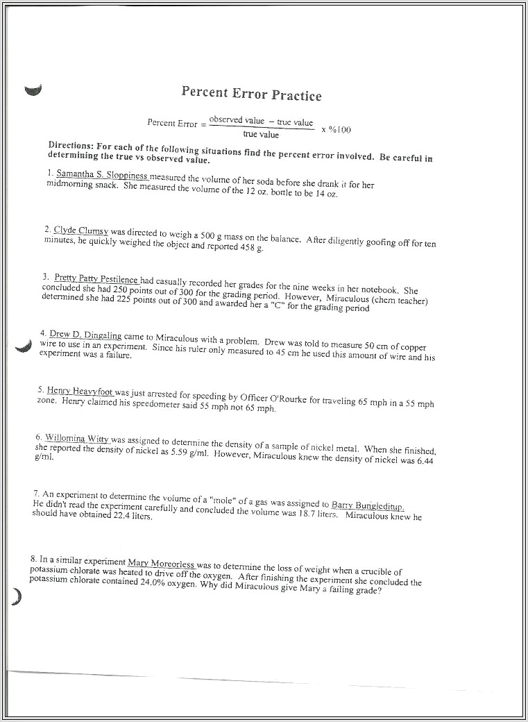 Density Worksheet Answer Key Chemistry