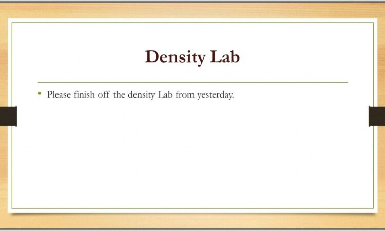 Density Worksheet Grade 8