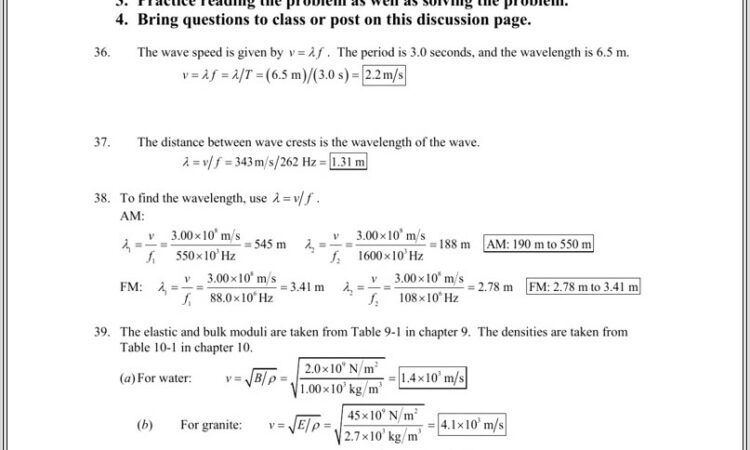 Density Worksheet Problems 11 20