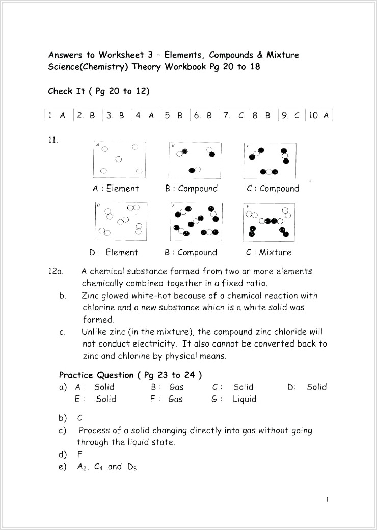 Density Worksheets For Grade 6