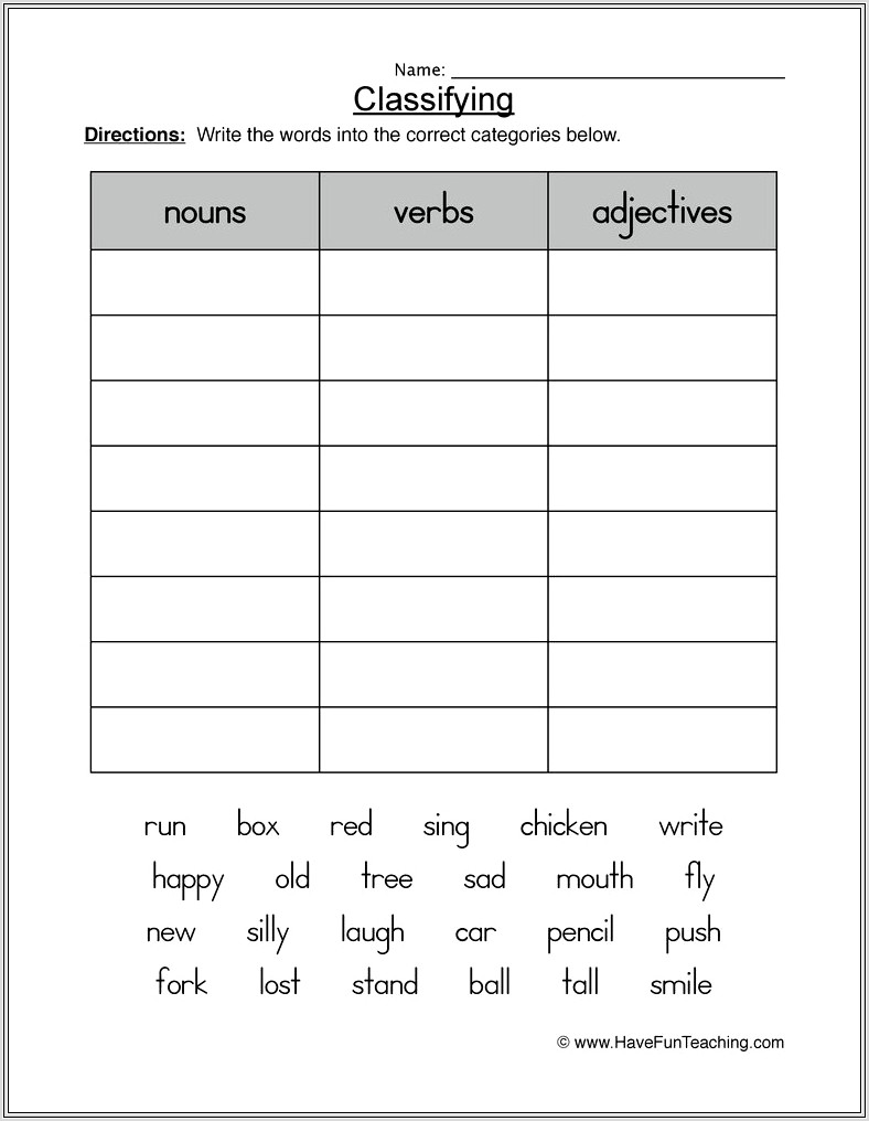 Describing Words Worksheet Ks1
