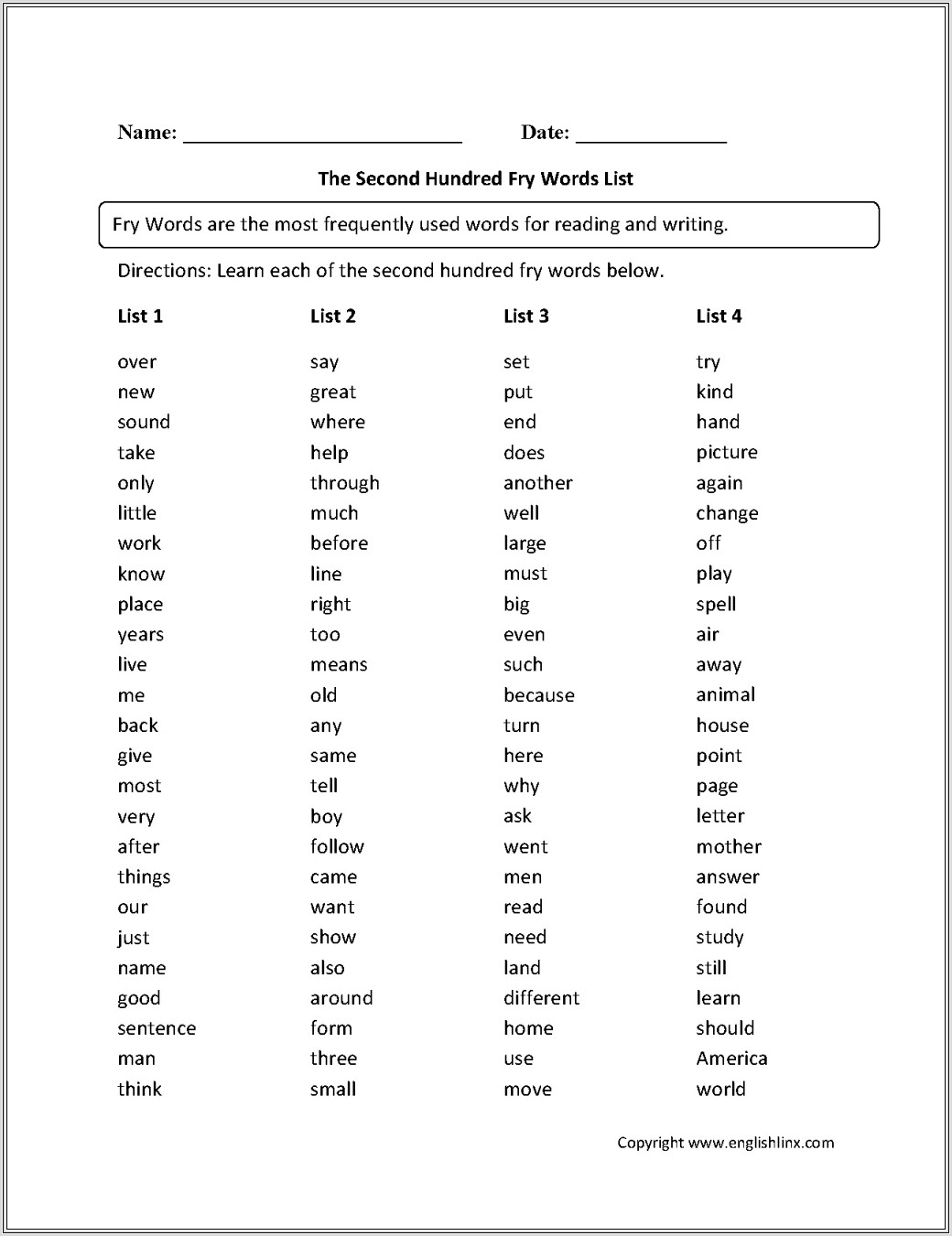 Descriptive Words Worksheets Pdf