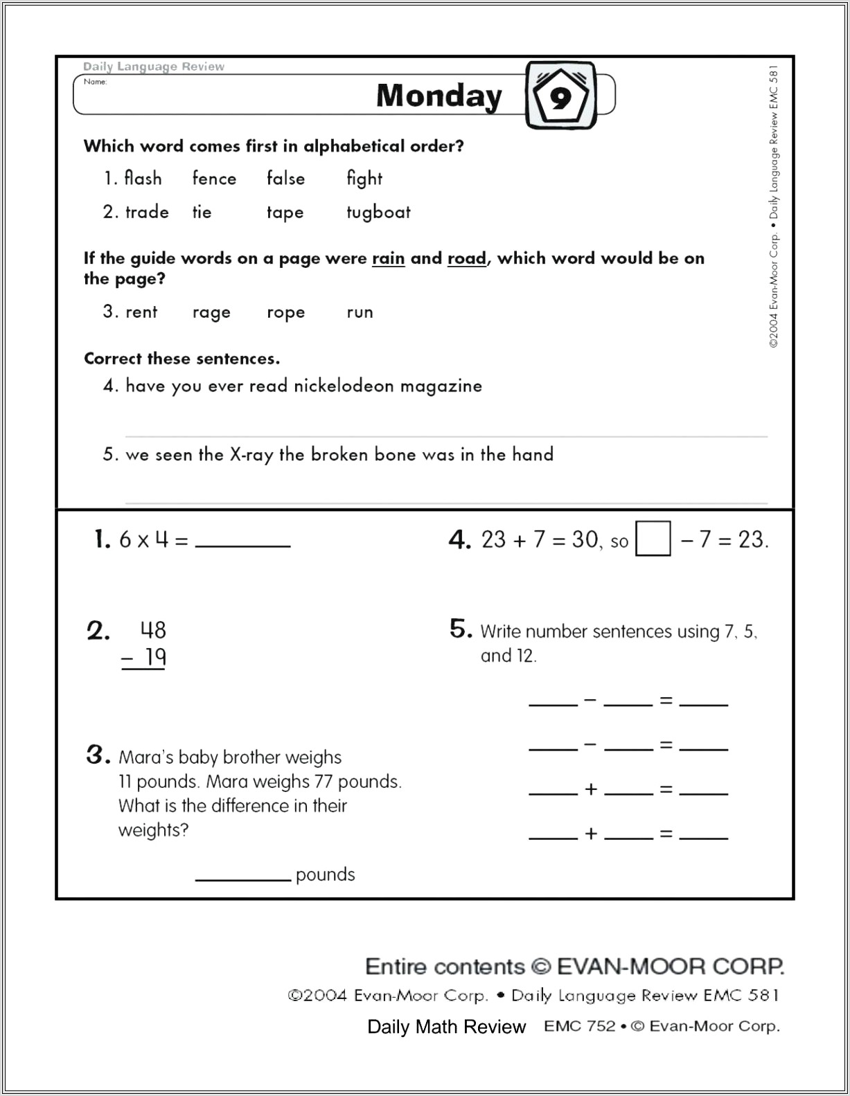 Diagramming Sentences Worksheet With Answers
