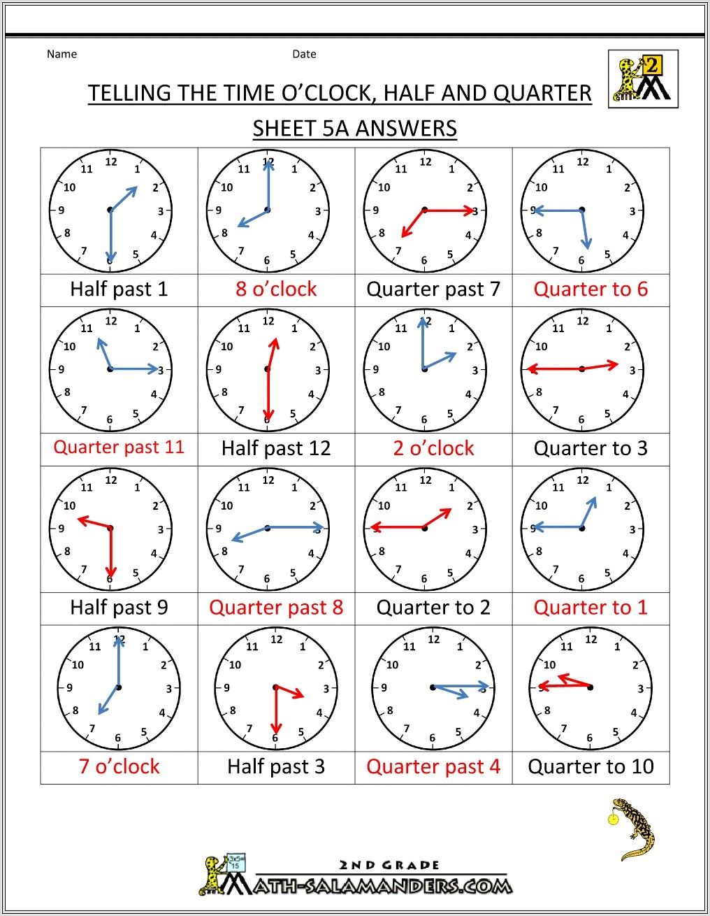 Digital Time Worksheets For Grade 3