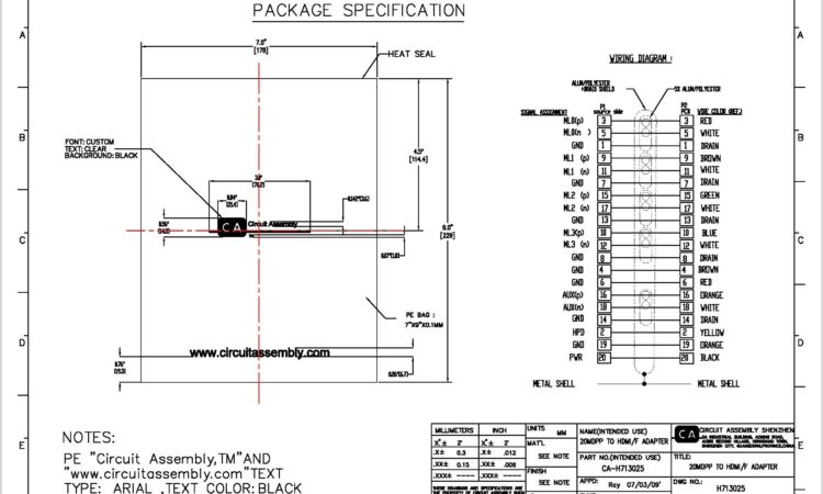 Displayport To Hdmi Wiring Diagram