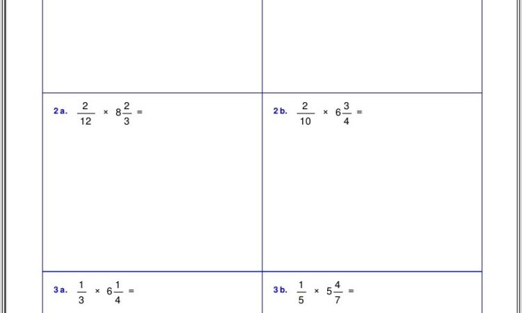 Dividing Mixed Numbers Worksheet With Answer Key