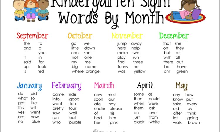 Dolch Word List Worksheet