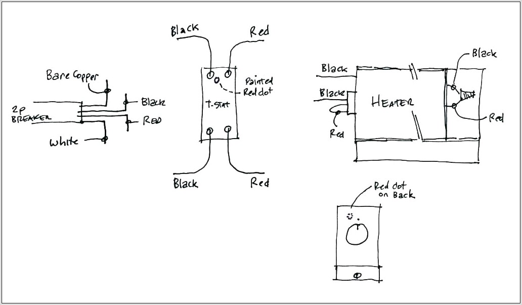 Double Pole Thermostat Wiring Diagram Baseboard Heater
