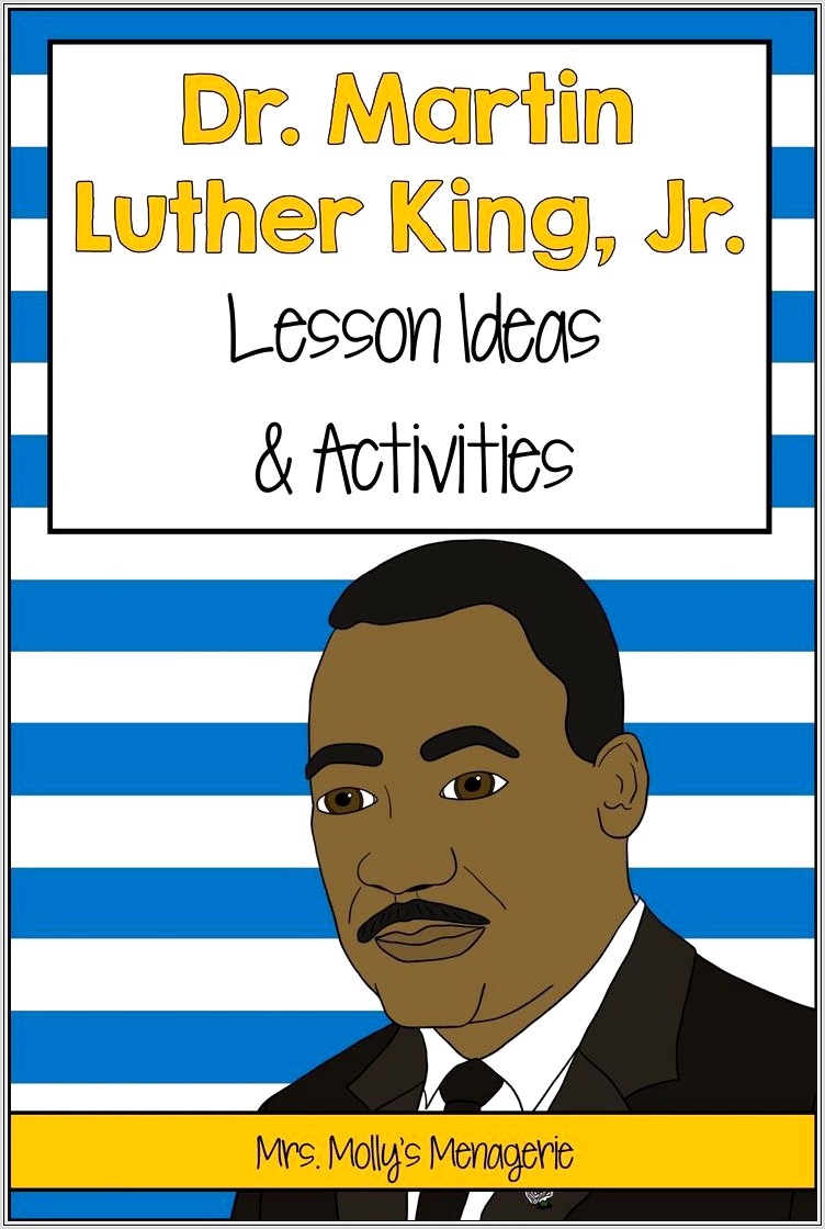 Dr Martin Luther King Jr Elementary Lessons