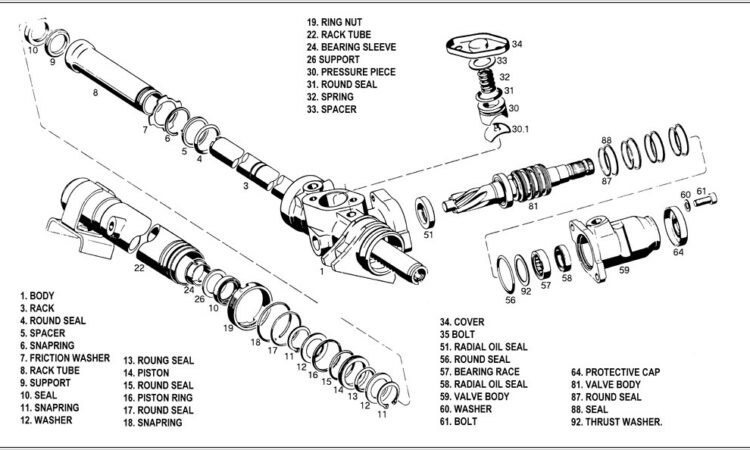 E30 Front Suspension Diagram