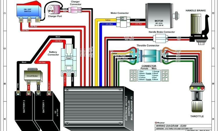 Electric Scooter Battery Wiring Diagram