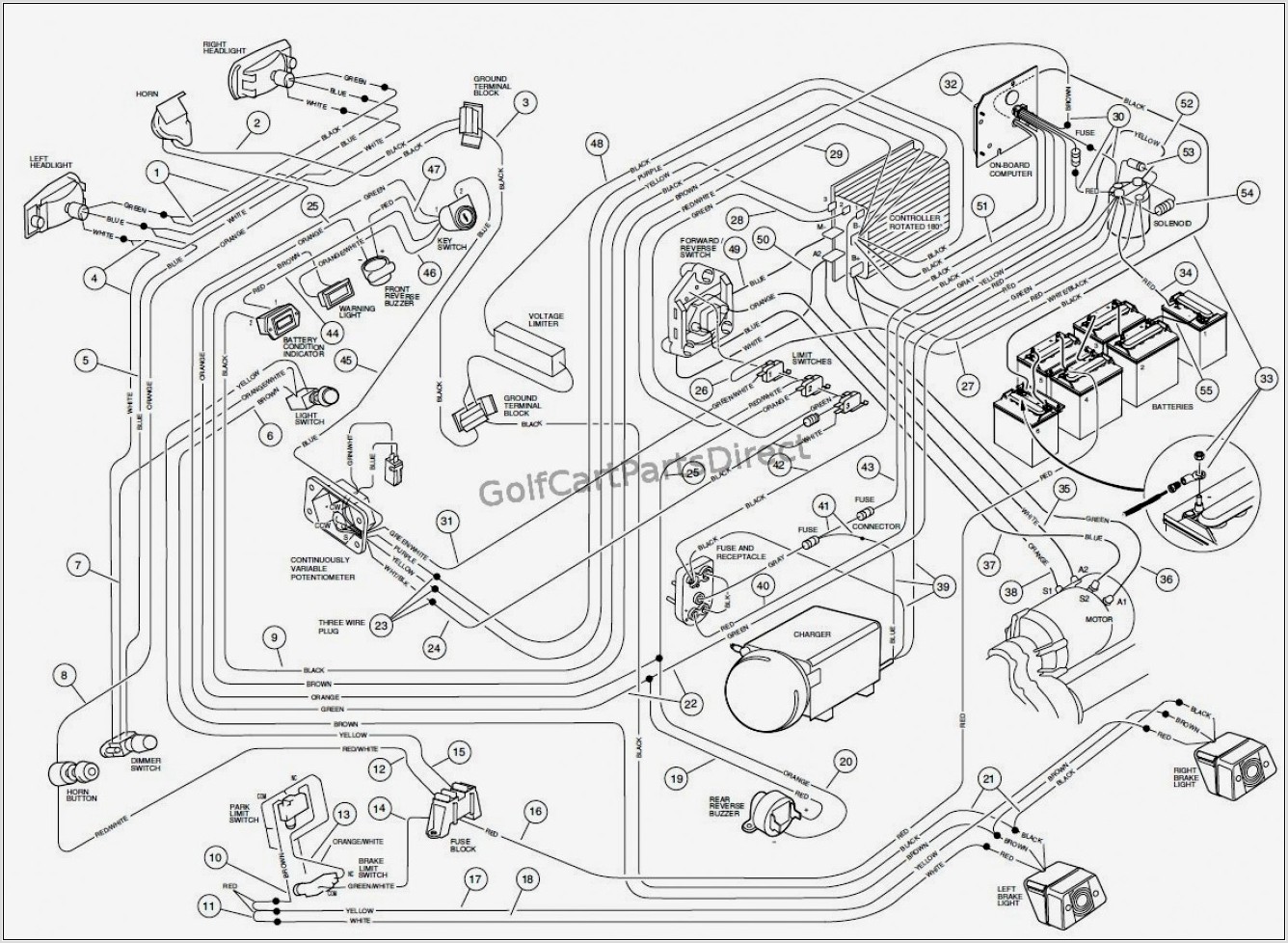 Electrical Club Car Wiring Diagram 48 Volt