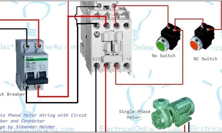 Electrical Lighting Contactor Wiring Diagram