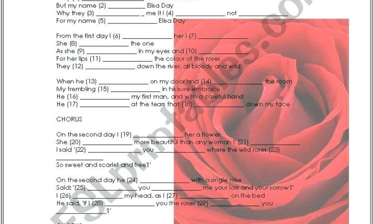 English Worksheet About Tenses