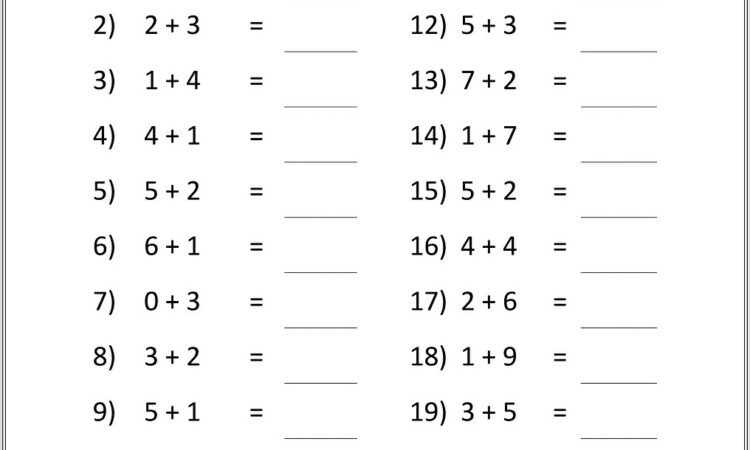 English Worksheet For Grade One