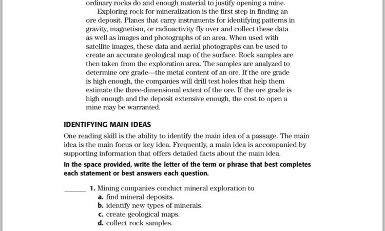 Environmental Science Worksheet Answers