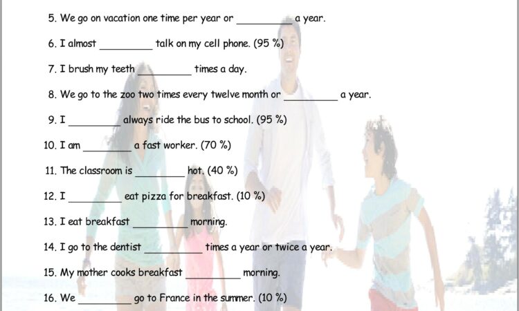 Esl Time Expressions Worksheet