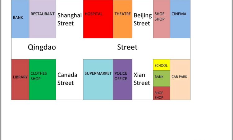 Esl Worksheet Directions Map