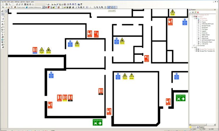 Evacuation Diagram Template Free