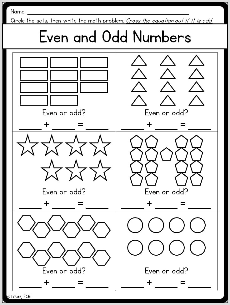 Even Odd Numbers Worksheets Free Printable