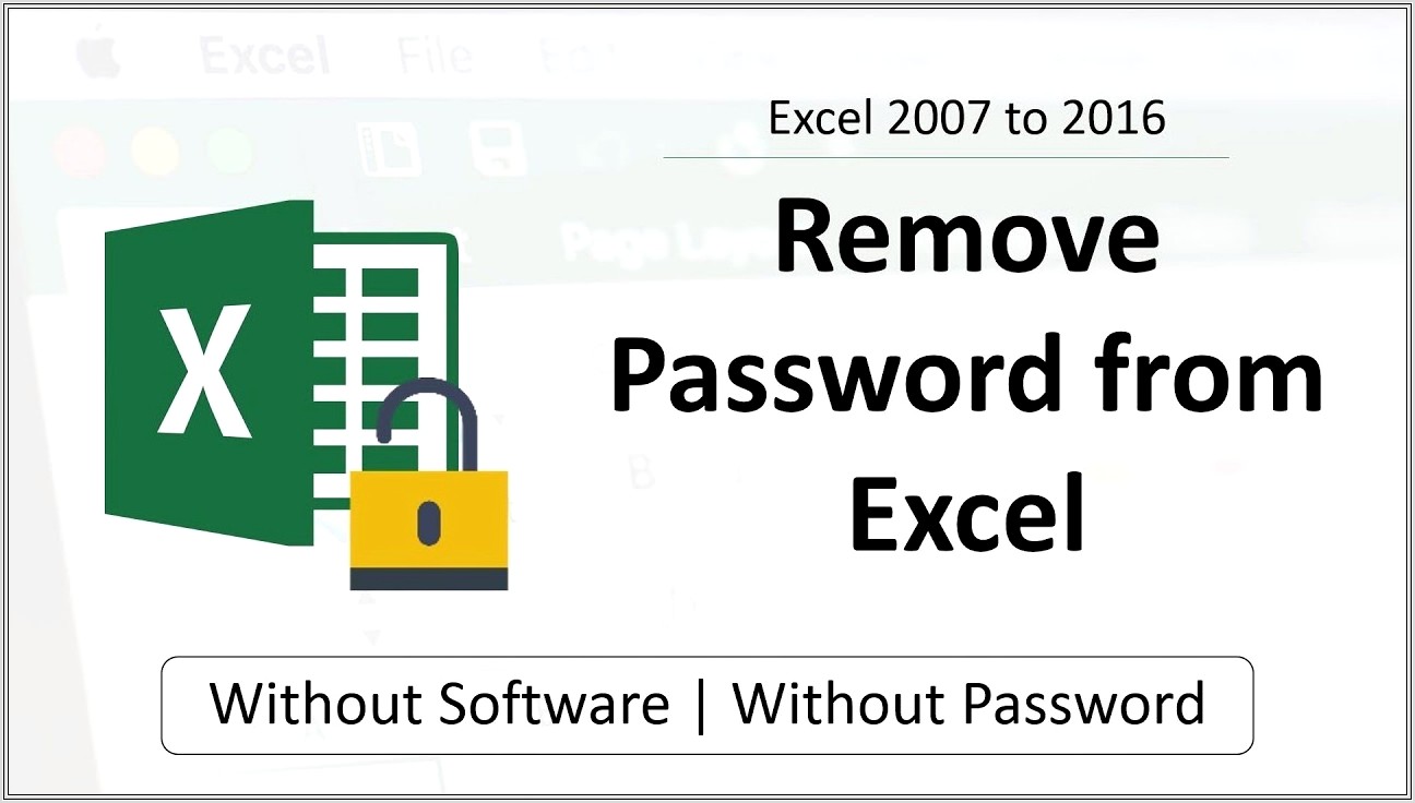 Excel 2007 Protected Sheet Password Recovery Free