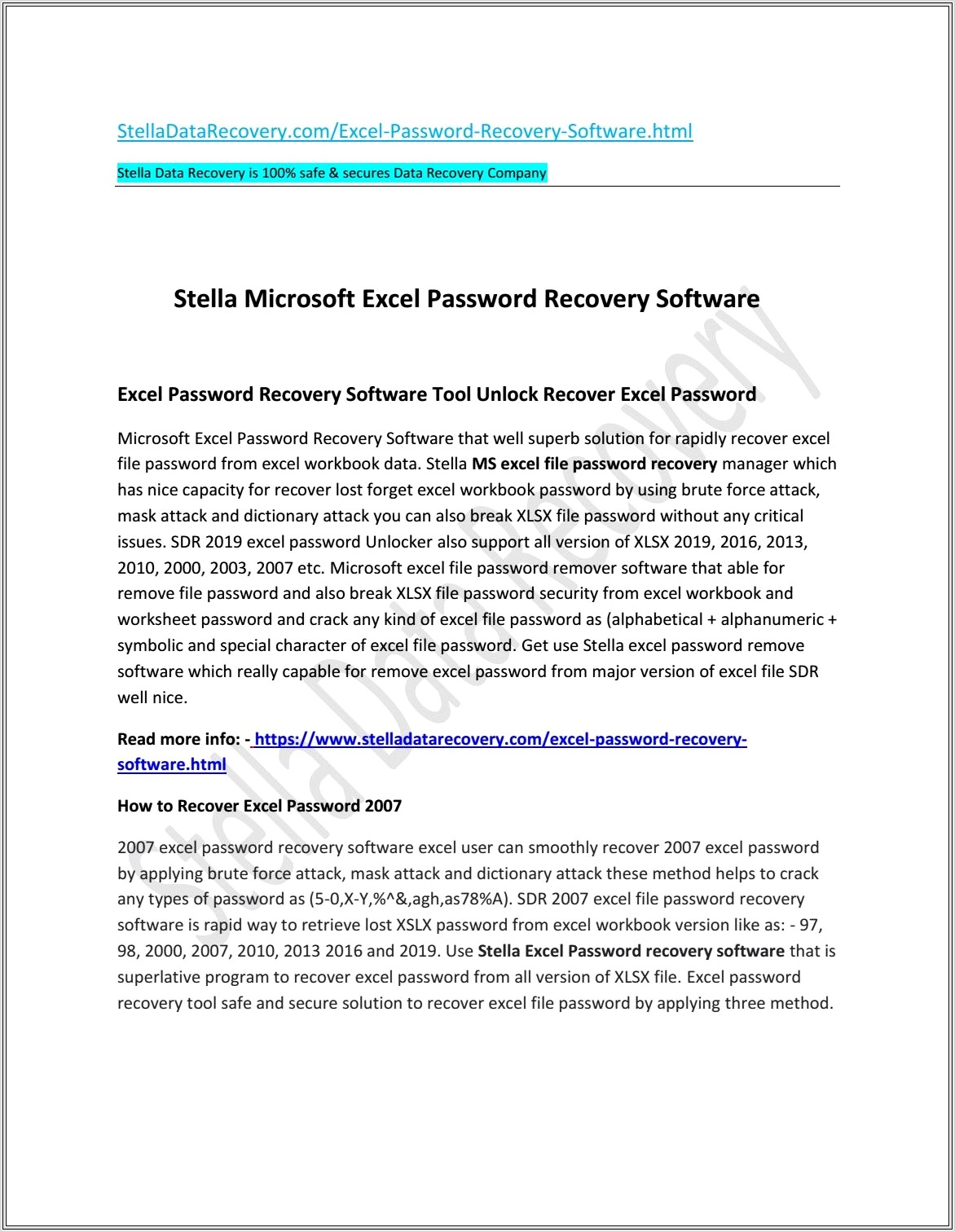 Excel 2007 Unprotect Workbook Forgot Password