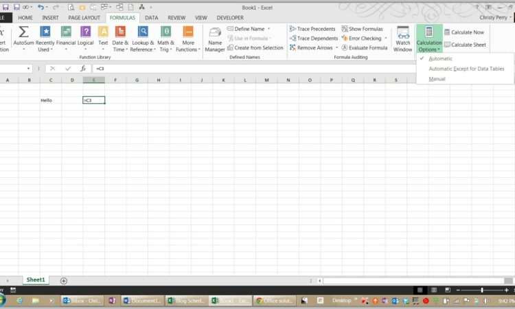 Excel 2010 Worksheet Change Event Not Working