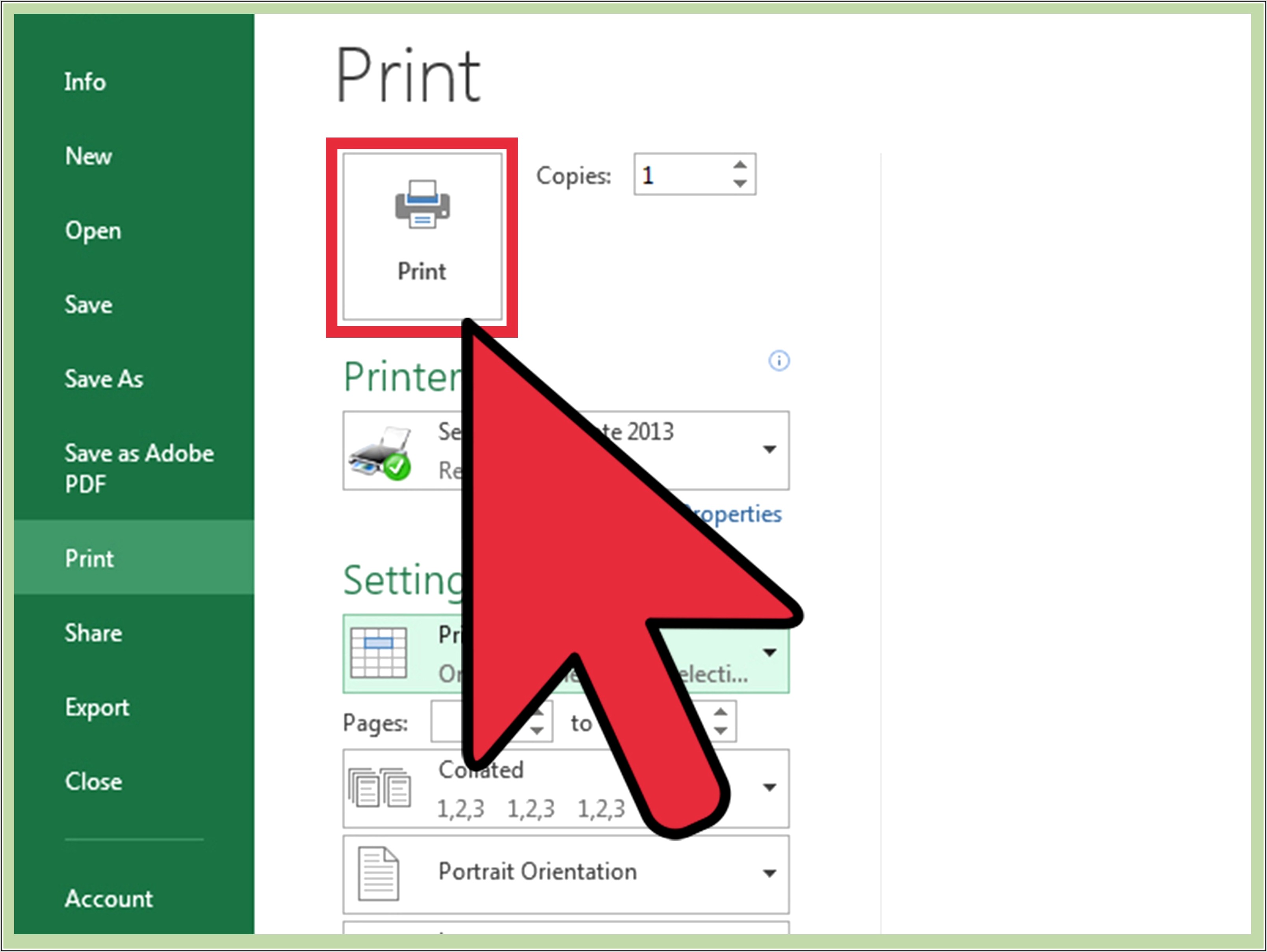 Excel A Hard Copy Of Your Worksheet