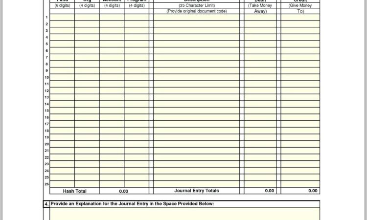 Excel Accounting Worksheet Template Software