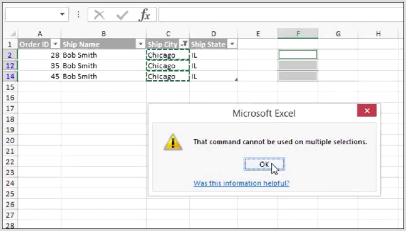 Excel Cannot Copy Between Worksheets