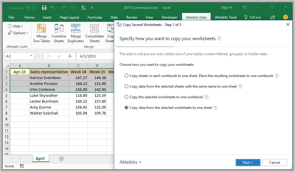 Excel Copy One Worksheet To Another Workbook