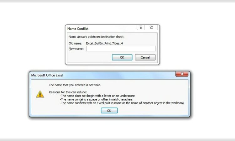 Excel Copy Worksheet Name Conflict